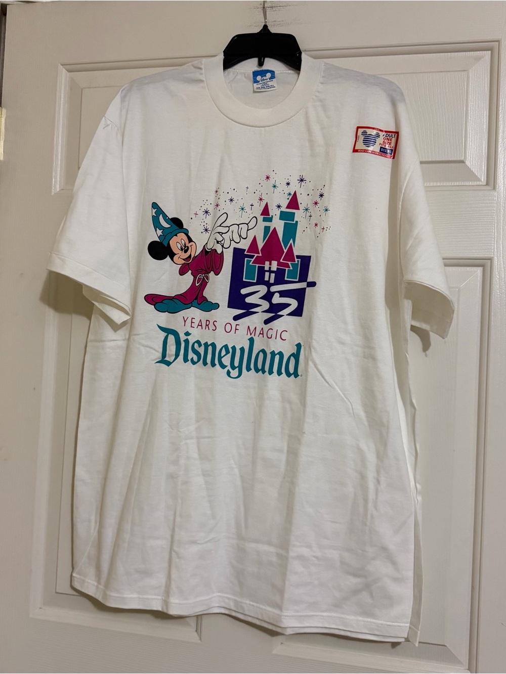 Vintage Disneyland 35th Anniversary T-Shirt Deadstock Size 2XL Mickey Mouse Tee